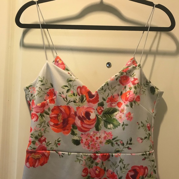 ASOS Flowery Blue Dress - Picture 3 of 8